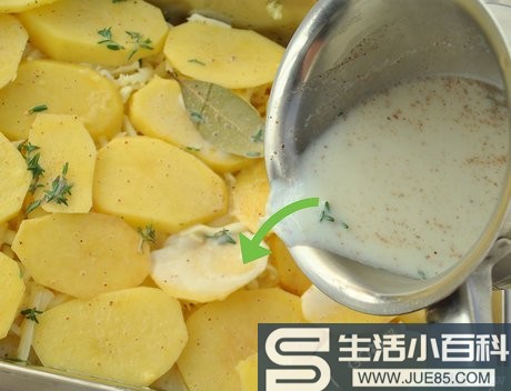 如何做不含鲜奶油的土豆千层派