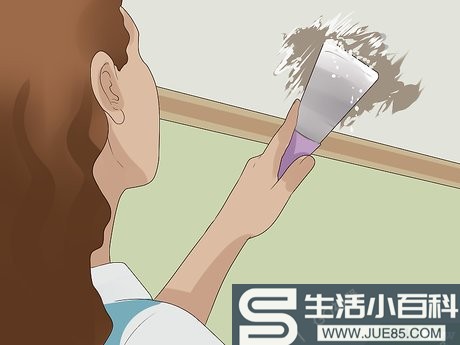 如何清除天花板上的霉菌（包含图片）